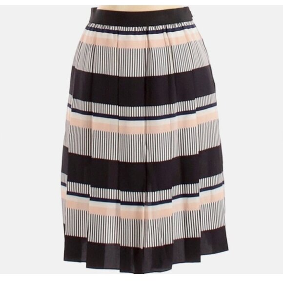 kate spade Dresses & Skirts - Kate Spade Silk Stripe Skirt